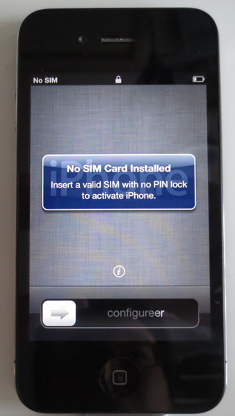 Sim なし Iphone 4 の初期化と再利用 赤び の備忘録